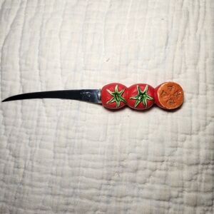 Progressus Tomato Knife 4' Blade Unique Handle Slicing Knife